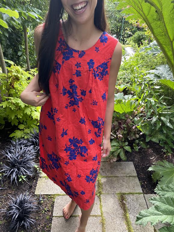 holiday in Hawaii house dress with pockets holiday in Hawaii house dress with pockets
